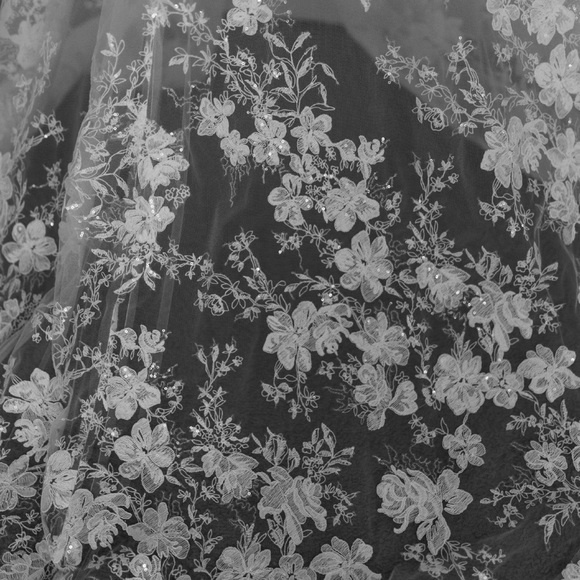 Nicole Spose label/street size US 18/US 10 A line V neck and back style COA2084 - Picture 4 of 8